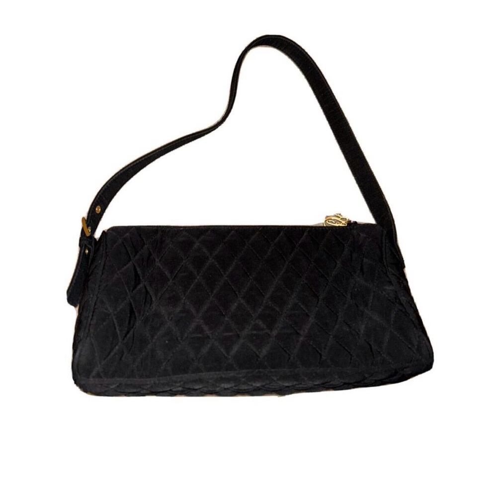 USED Vera Bradley Black Quilted Shoulder Bag